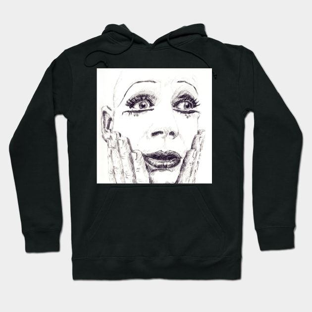 Lindsay Kemp Hoodie by BarnabyEdwards